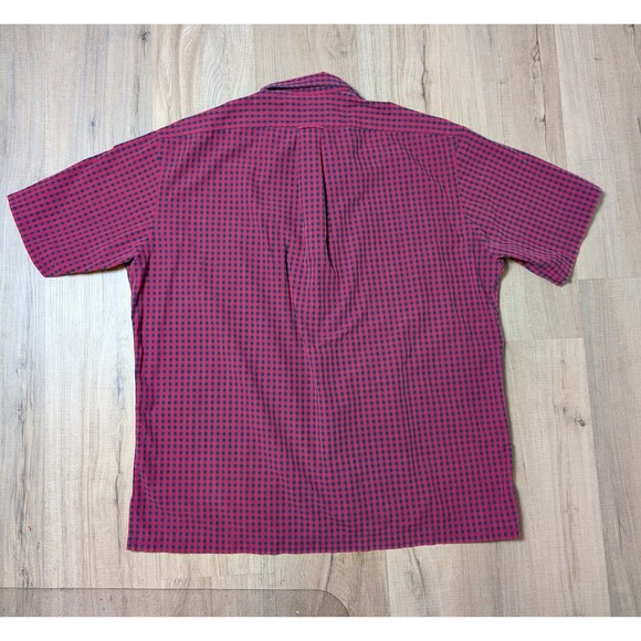 Vintage Polo Ralph Lauren Size L Caldwell Shirt Pocket Cotton Plaid 90s USA Made - Picture 4 of 7